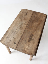 antique drop leaf dining table