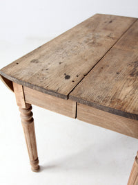 antique drop leaf dining table