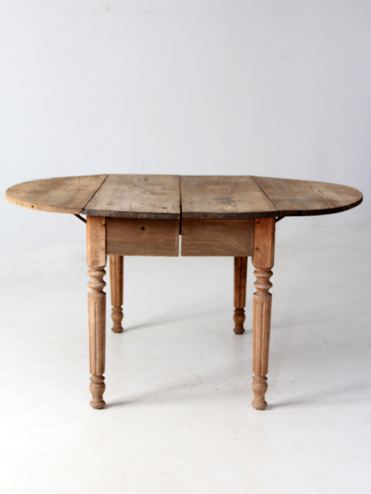 antique drop leaf dining table