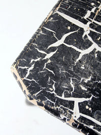 antique primitive crackle paint chair