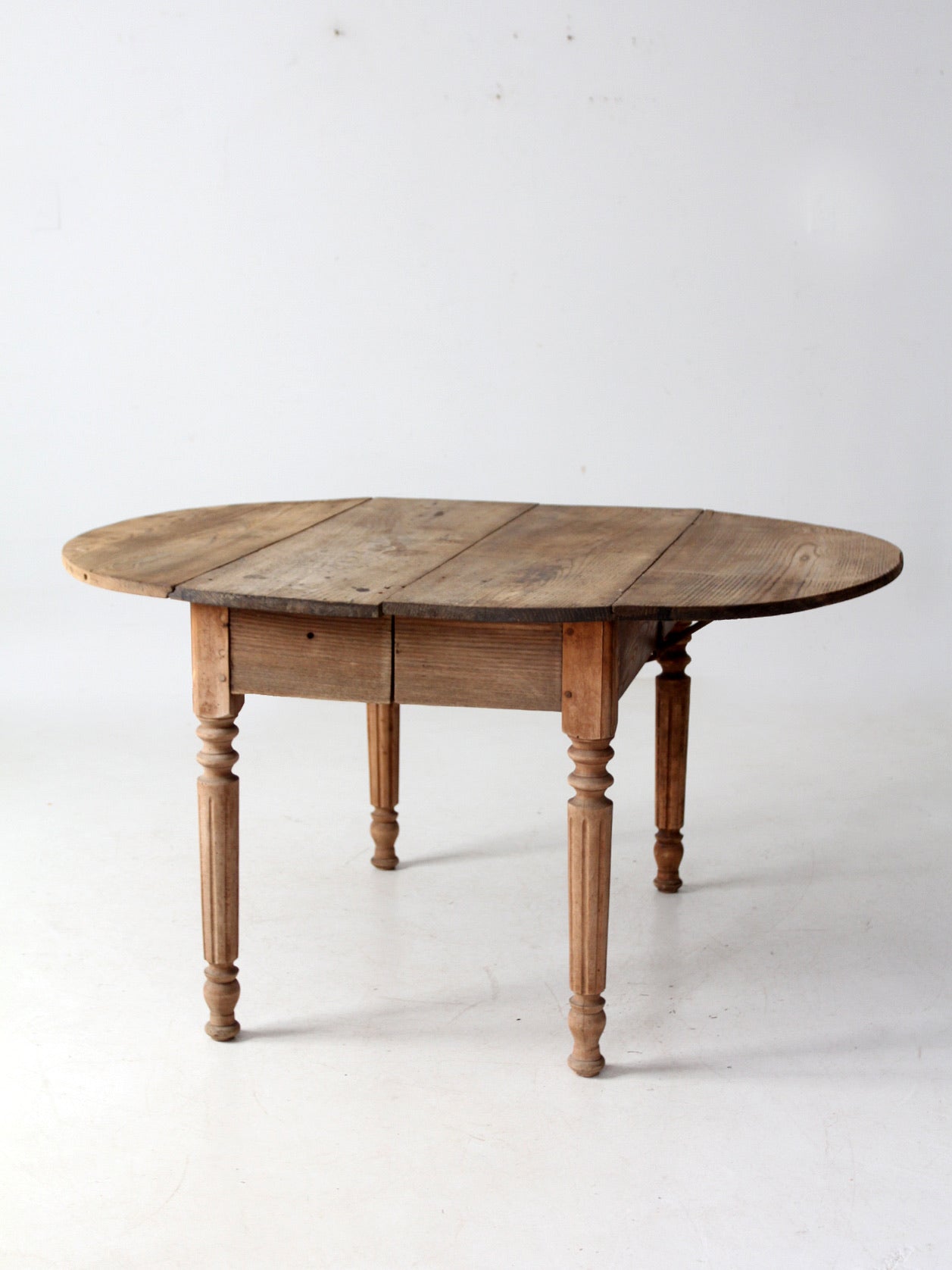 antique drop leaf dining table