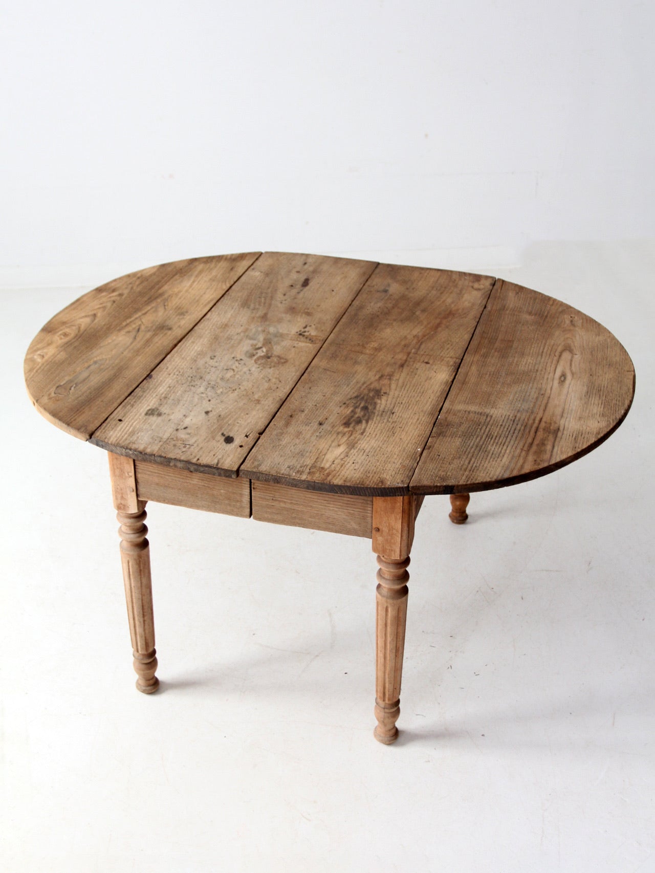 antique drop leaf dining table