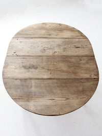 antique drop leaf dining table