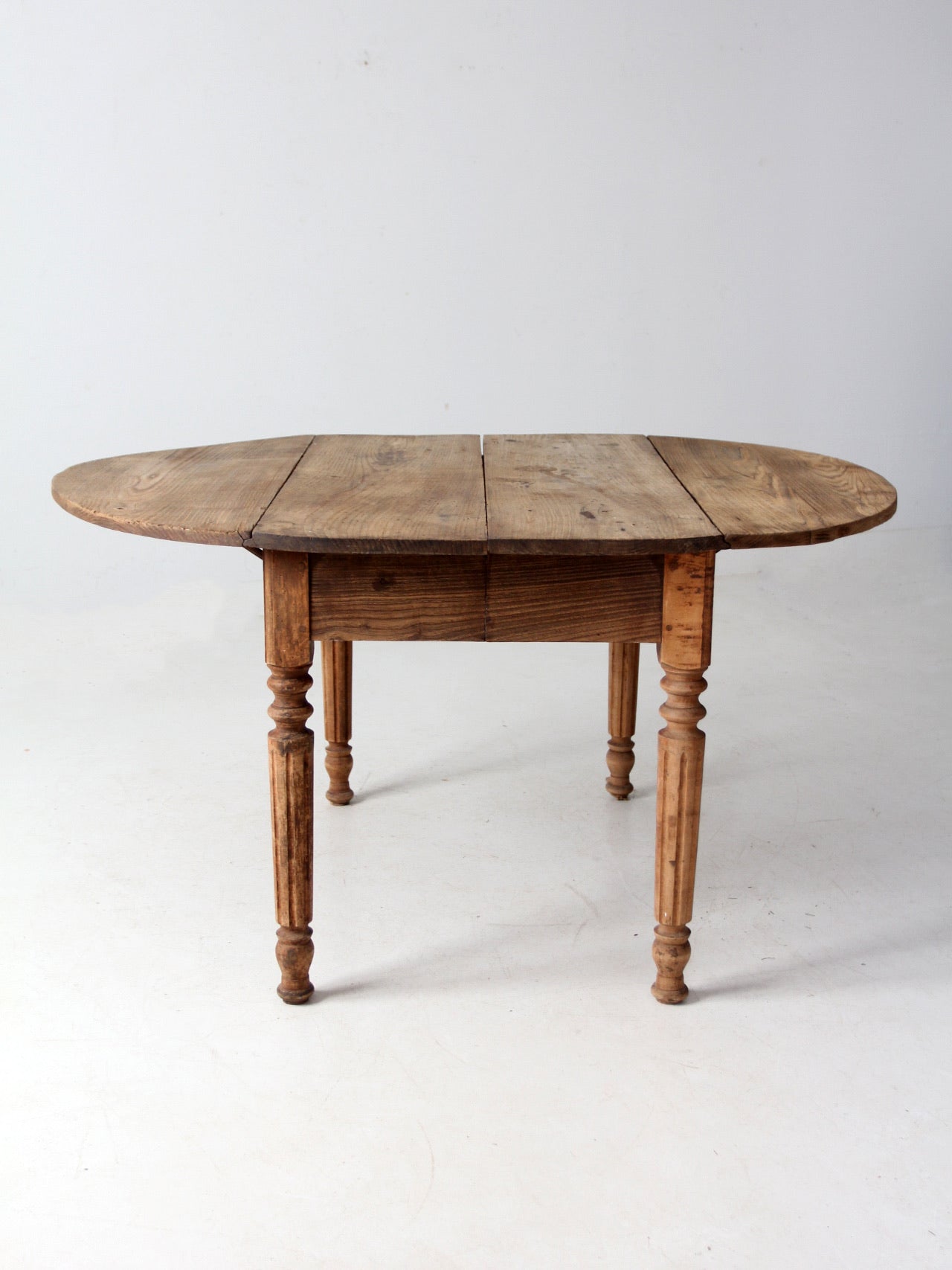 antique drop leaf dining table