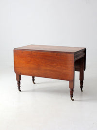 antique mahogany drop leaf table