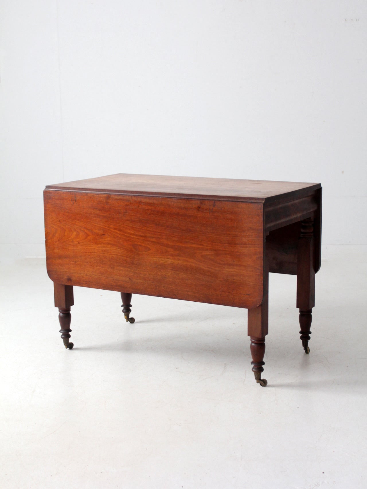 antique mahogany drop leaf table