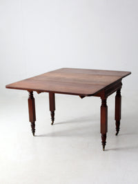 antique mahogany drop leaf table