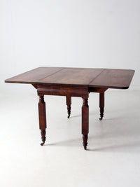 antique mahogany drop leaf table
