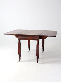 antique mahogany drop leaf table
