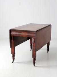 antique mahogany drop leaf table