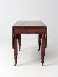 antique mahogany drop leaf table