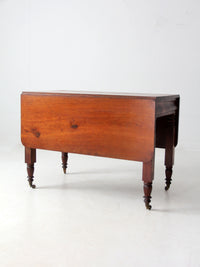 antique mahogany drop leaf table