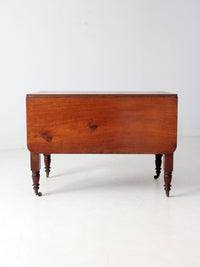 antique mahogany drop leaf table