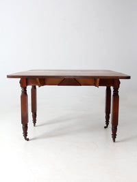 antique mahogany drop leaf table