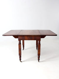 antique mahogany drop leaf table