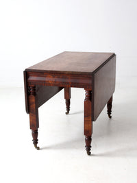 antique mahogany drop leaf table