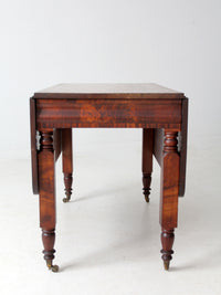 antique mahogany drop leaf table
