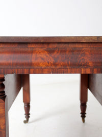 antique mahogany drop leaf table