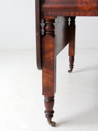 antique mahogany drop leaf table