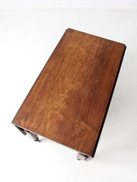 antique mahogany drop leaf table