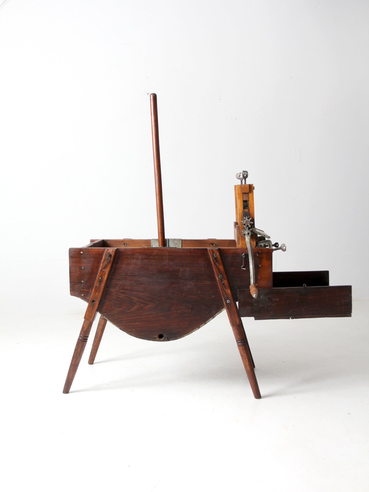 antique Brighton wringer with laundry wash stand