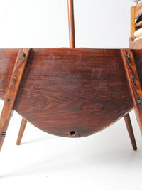 antique Brighton wringer with laundry wash stand