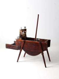 antique Brighton wringer with laundry wash stand