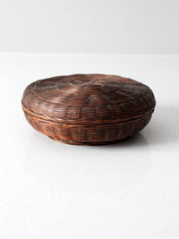 antique Chinese sewing basket