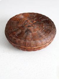 antique Chinese sewing basket