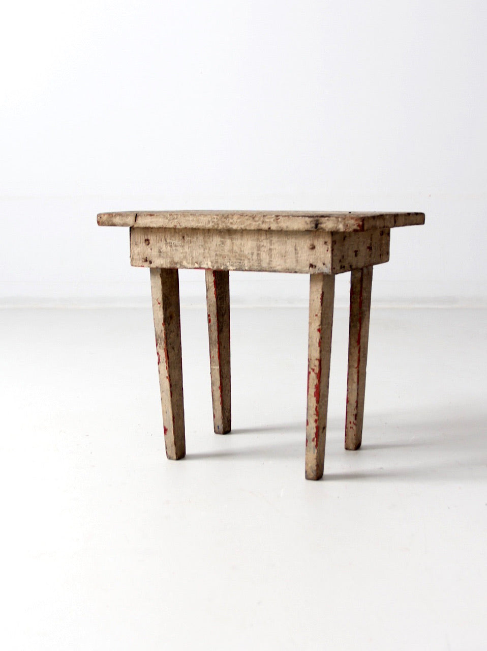 antique primitive stool