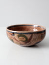 vintage Mexican pottery bowl
