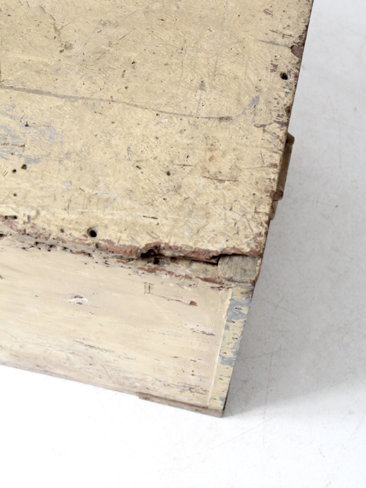 antique flat top trunk