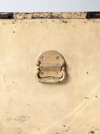 antique flat top trunk