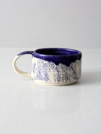 vintage studio pottery mug