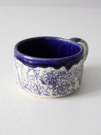 vintage studio pottery mug