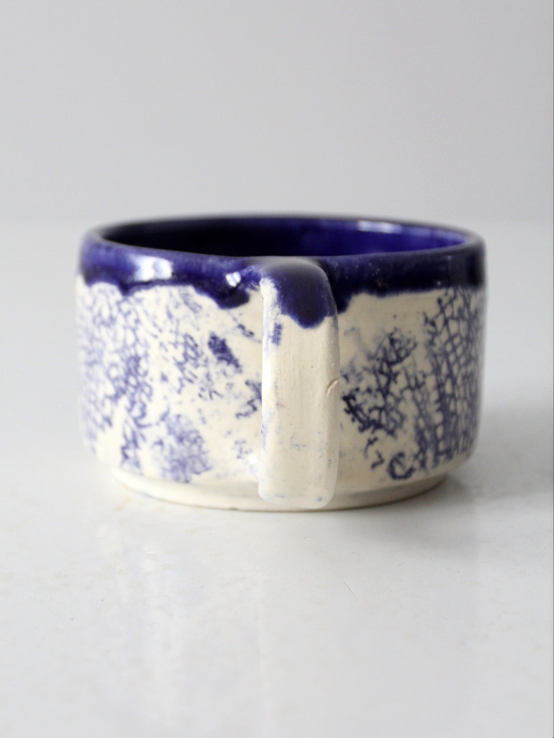 vintage studio pottery mug