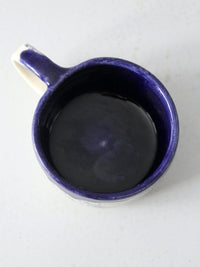 vintage studio pottery mug