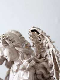 vintage garden angel sculpture