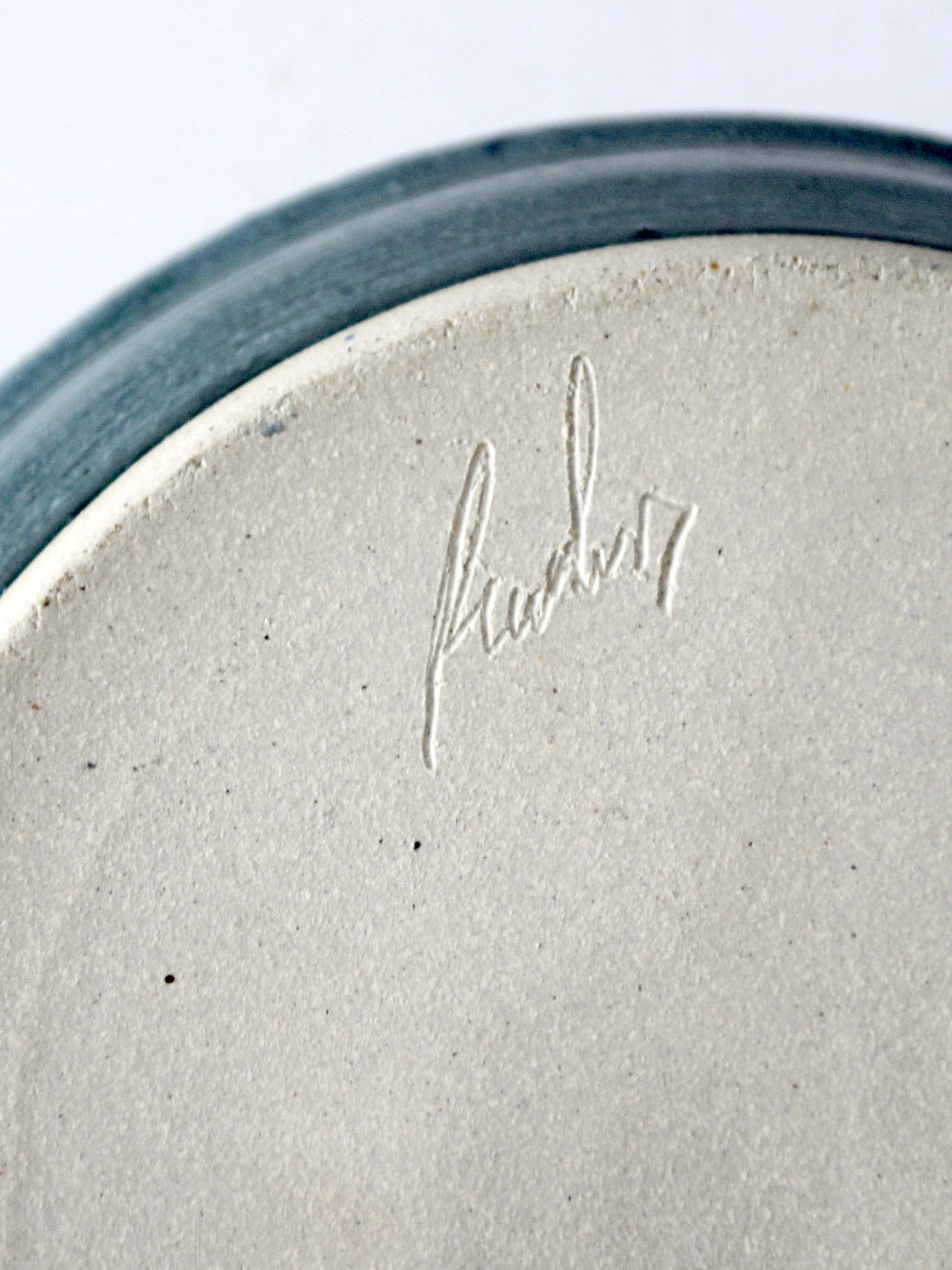 vintage studio potttery chicken roaster