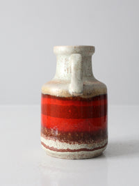 mid century Scheurich fat lava vase