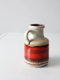 mid century Scheurich fat lava vase