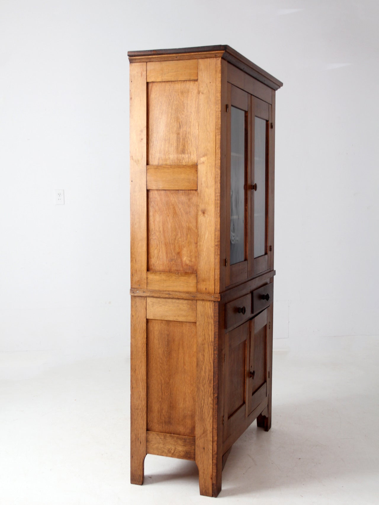 antique early 20th century farmhouse cabinet