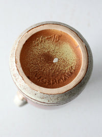 mid century Scheurich fat lava vase