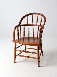 antique Windsor captains chair