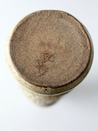 vintage Reed Bakken pottery vase