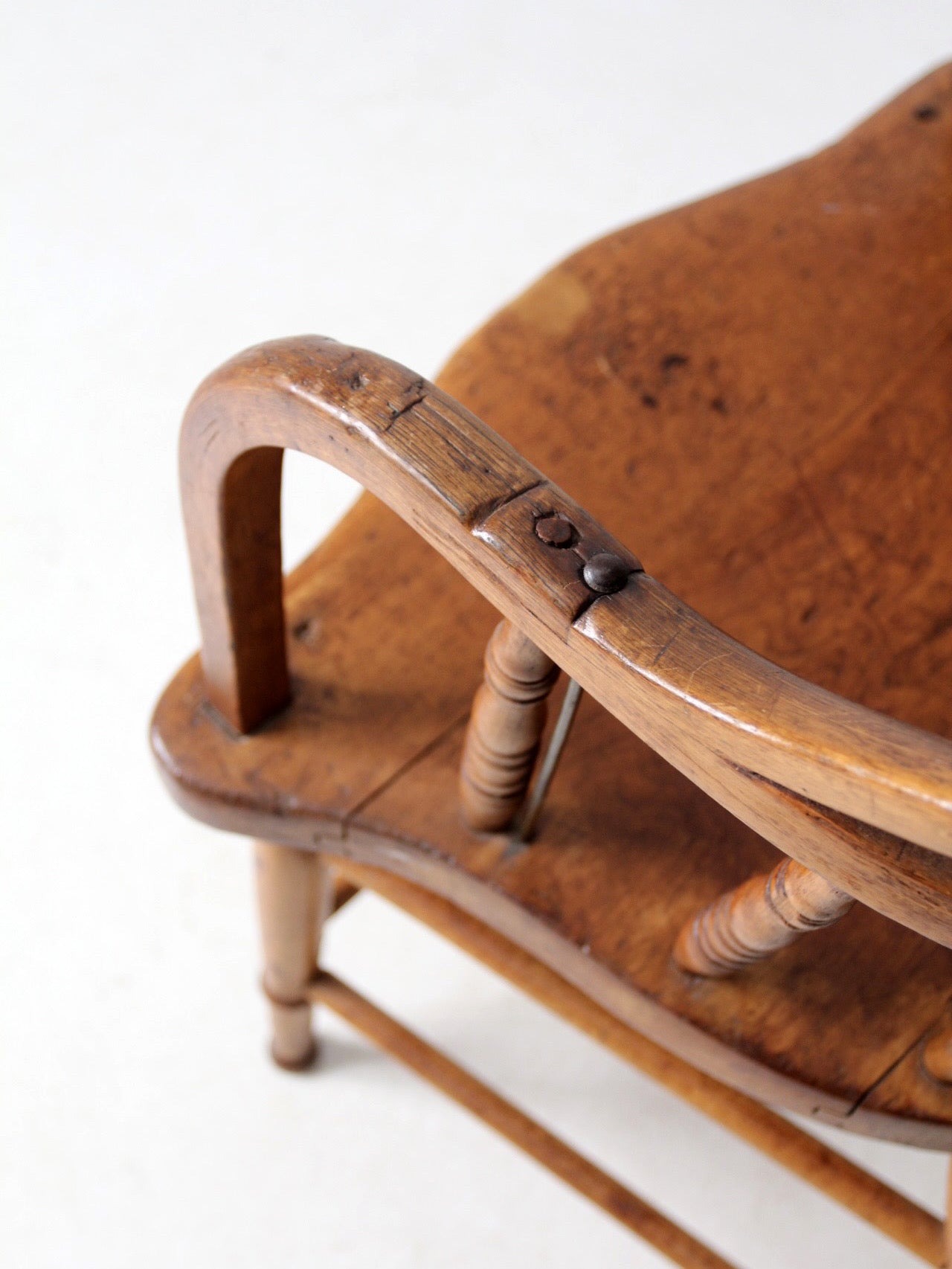 antique Windsor captains chair