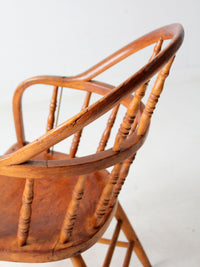 antique Windsor captains chair