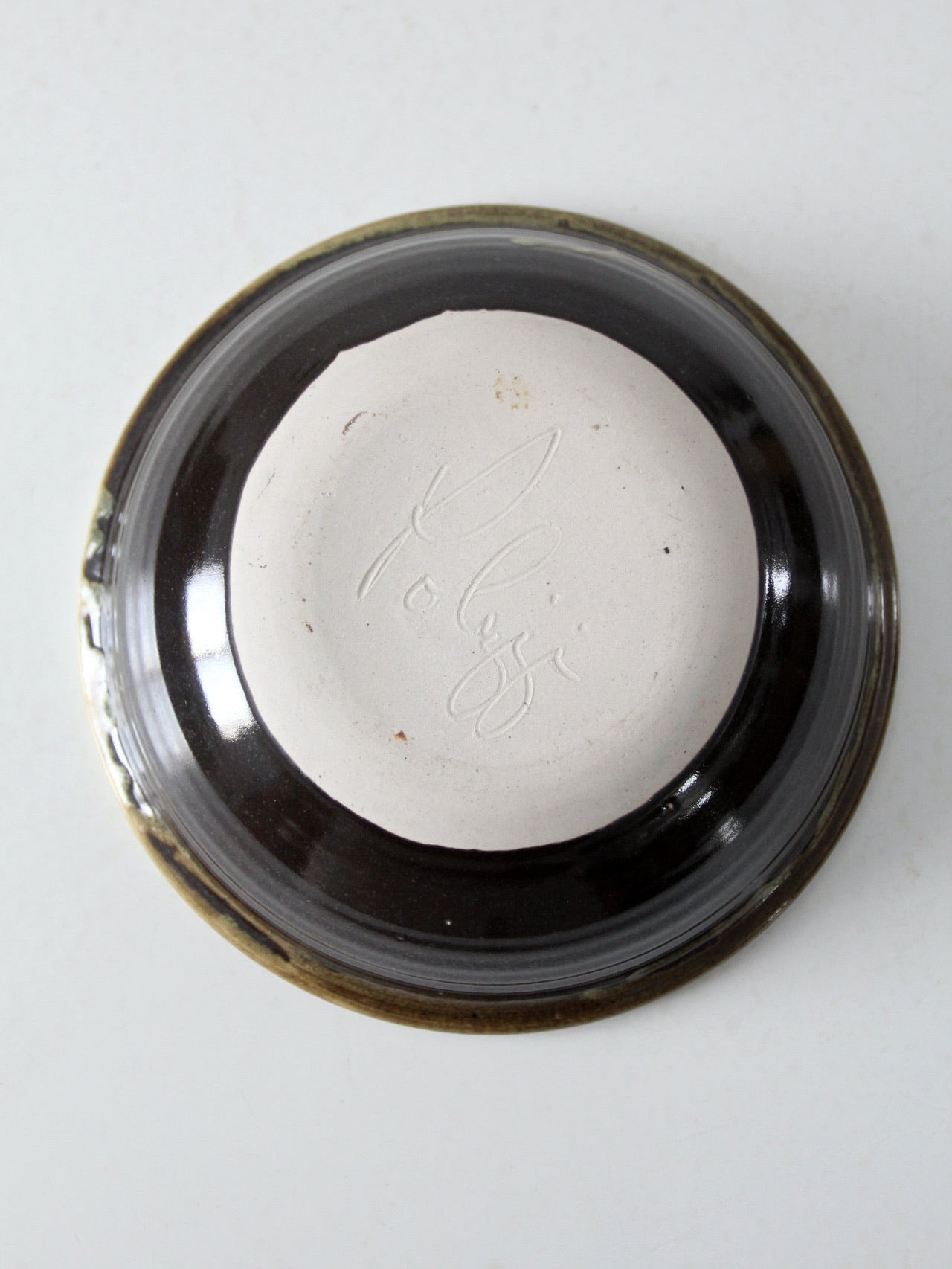 vintage studio pottery bowl