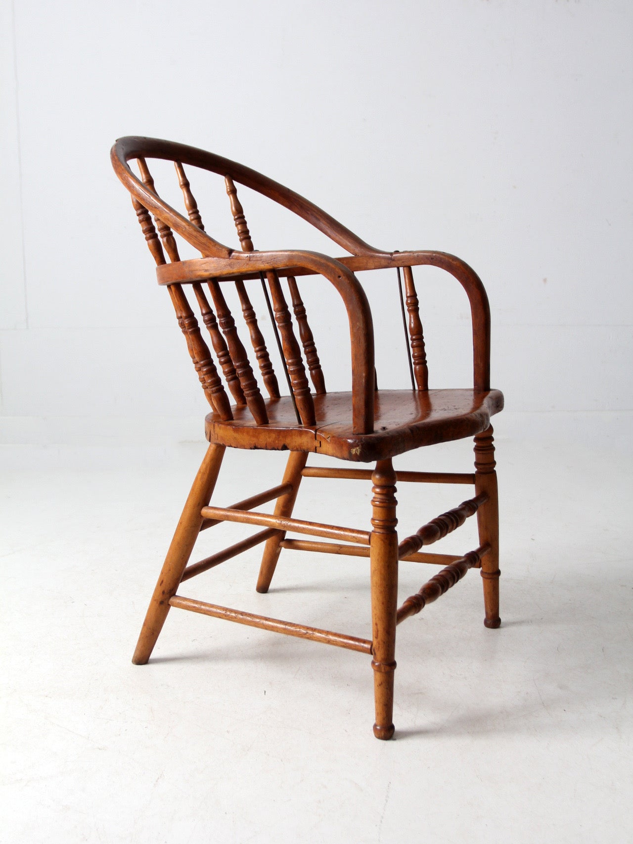 antique Windsor captains chair