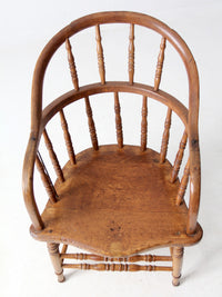 antique Windsor captains chair